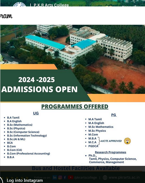 Admissions Open for 2024-2025
