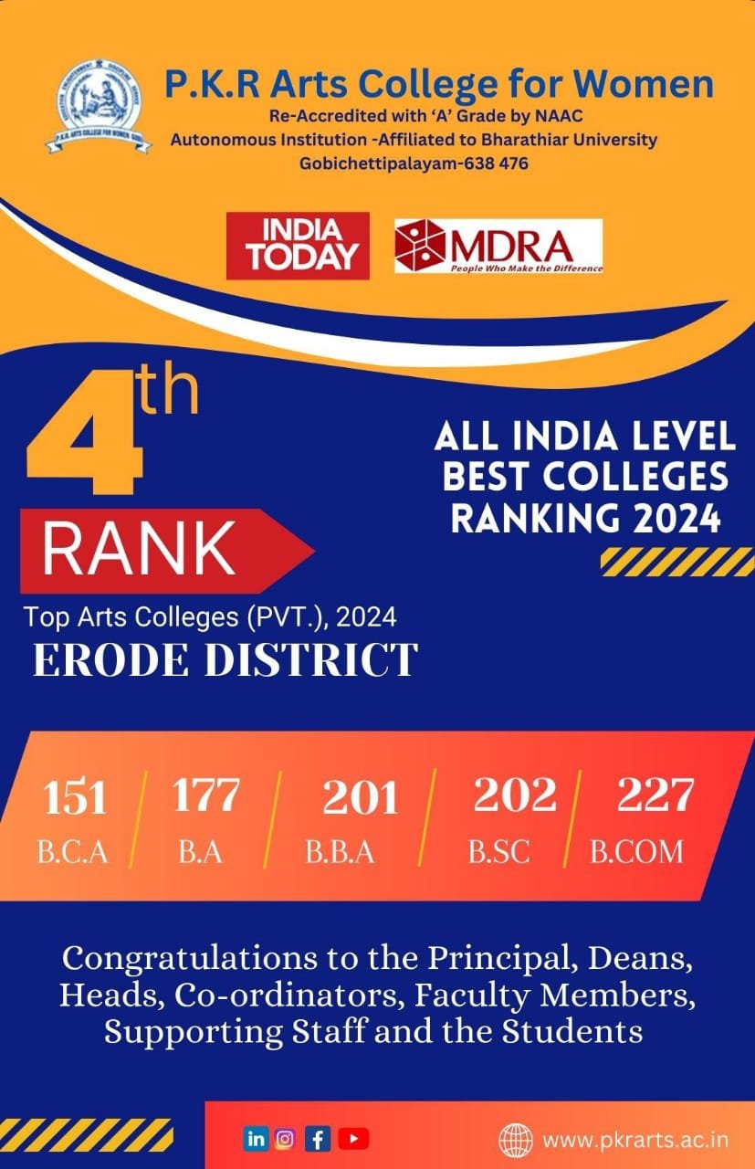 India Today - 4th Rank in Erode District